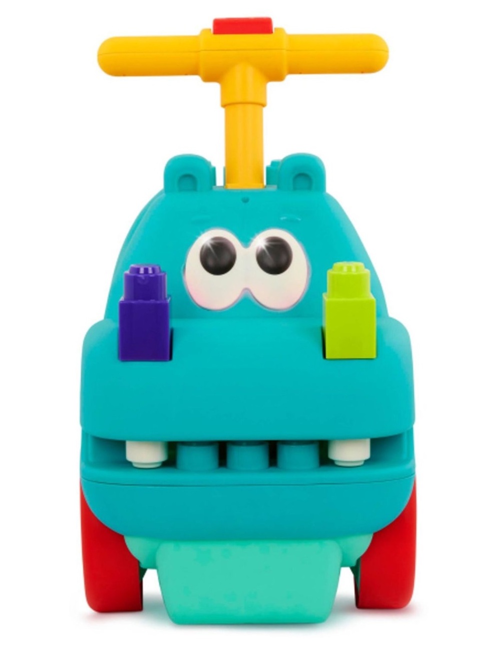 Batatt Ride-On Hippo with Blocks - Picture 2 of 5